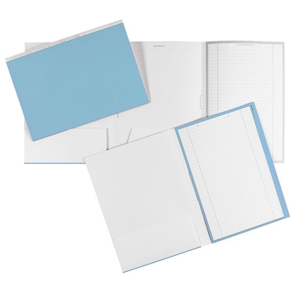 Karteimappen DIN A4 quer blau für alle Fachrichtungen (100 Stck.)