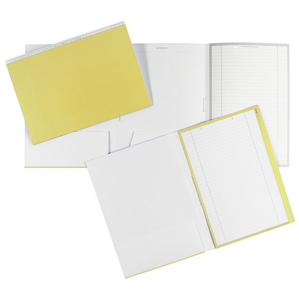 Karteimappen DIN A4 quer gelb für alle Fachrichtungen (100 Stck.)