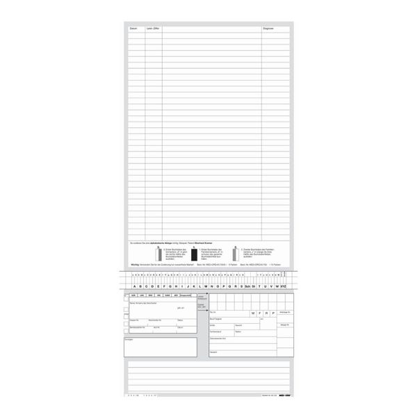 Karteitaschen ALPHAnorm DIN A5 quer Typ Facharzt/Allgemeinmedizin (100 Stck.)