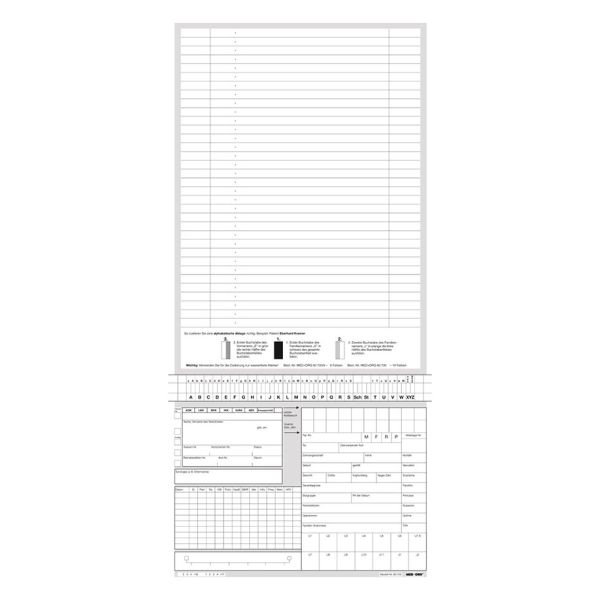 Karteitaschen ALPHAnorm DIN A5 quer Typ Kinder-und Jugendmedizin (100 Stck.)