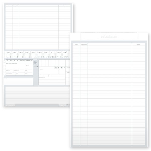 Karteikarten ALPHAsafe DIN A5 quer Typ Standard (500 Stck.)