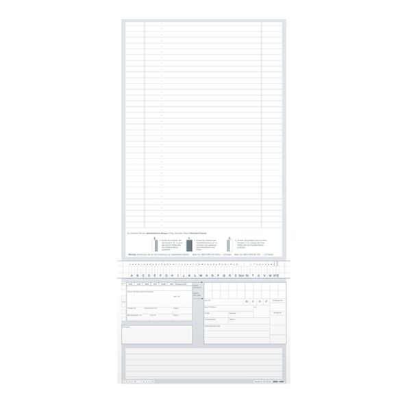 Karteitaschen ALPHAnorm DIN A5 quer Typ Facharzt/Allgemeinmedizin (1000 Stck.)