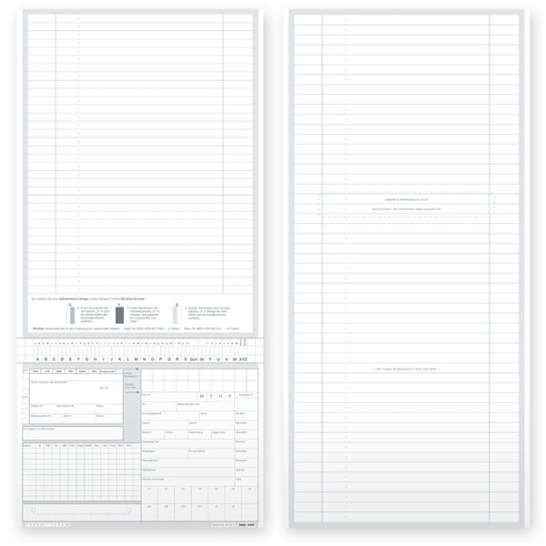 Karteitaschen ALPHAnorm DIN A5 quer Typ Kinder-und Jugendmedizin (1000 Stck.)