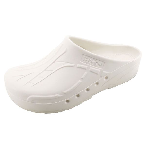 mediPlogs OP-Schuhe ohne Fersenriemen weiß