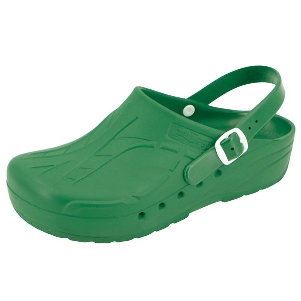 mediPlogs OP-Schuhe mit Fersenriemen grün