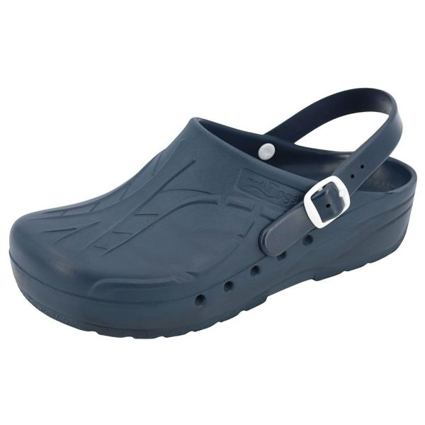 mediPlogs OP-Schuhe mit Fersenriemen blau