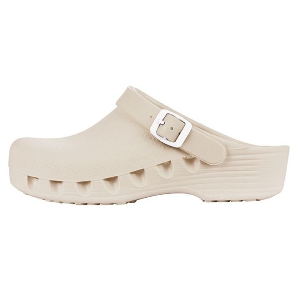 mediPlogs OP-Schuhe mit Fersenriemen weiß