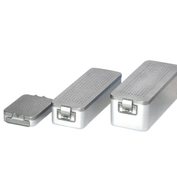 Sterilisier-Behälter Typ 15K, gelocht, mit 100 Einmal-Papierfiltern