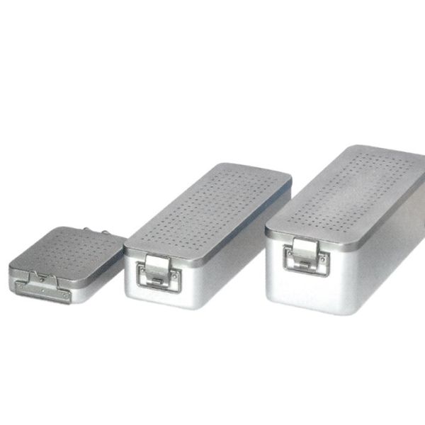 Sterilisier-Behälter Typ 15M, gelocht, mit 100 Einmal-Papierfiltern