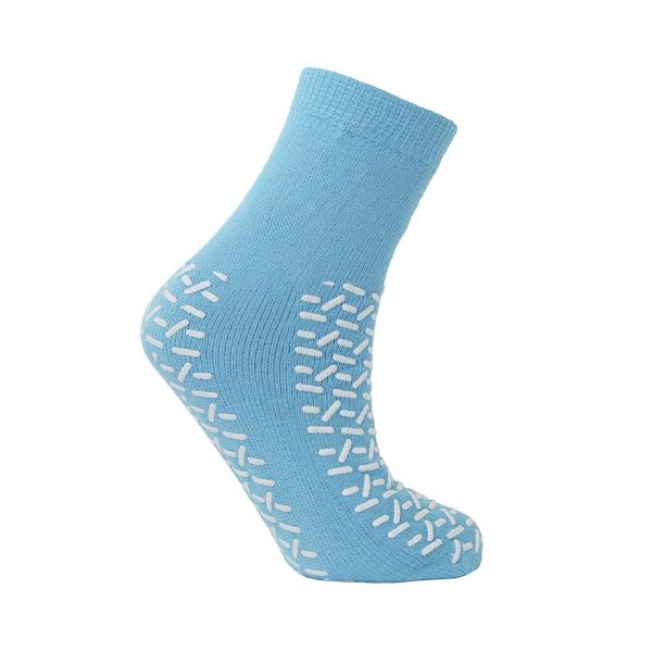 Anti-Rutsch-Socken, Gr. L (36-38) blau