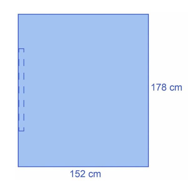 OPS Advanced Abdecktuch 178 x 152 cm, blau