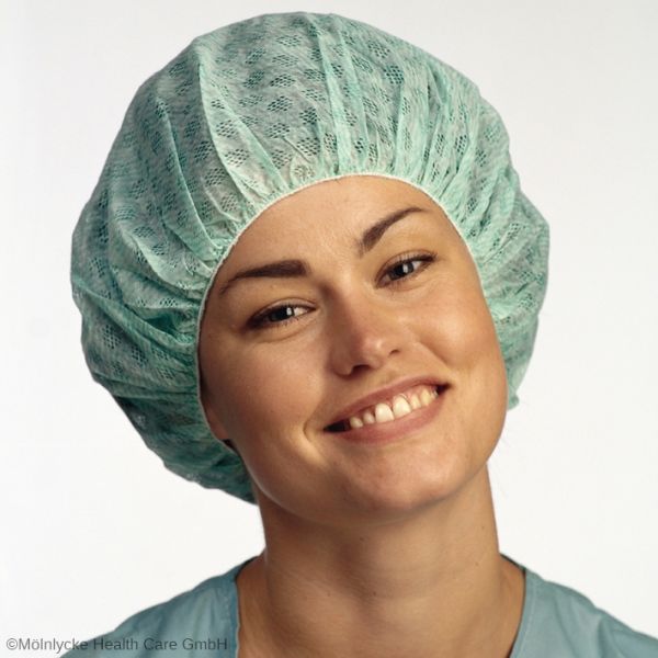 Barrier OP-Hauben Flott, grün (100 Stck.)