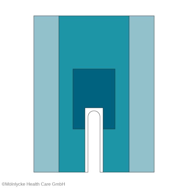 Schlitztücher selbstklebend 200 x 260 cm (14 Stck.)