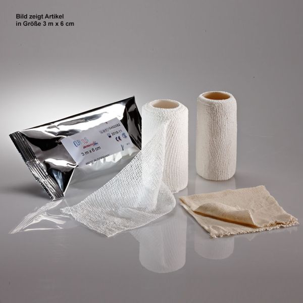ELASTUS-dermasoft Hydro Kühlbinden 3 m x 6 cm (10 Stck.)