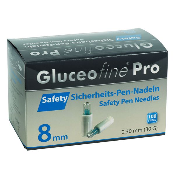 Gluceofine Pro Safety Sicherheits- Pen-Nadeln 30 G