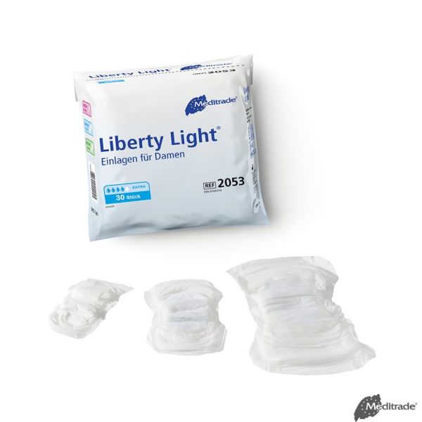Liberty Light Extra Inkontinenzvorlagen blau