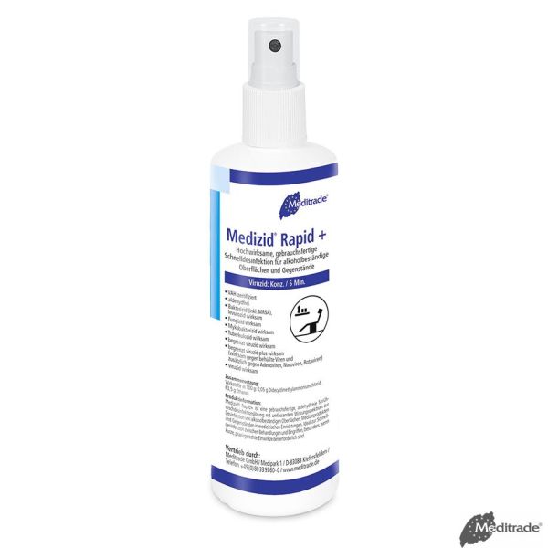 Medizid Rapid+ 250 ml Flächenschnelldesinfektion