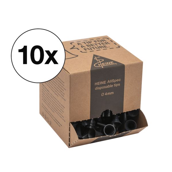 AllSpec Einweg-Tips Ø 4 mm (Erwachsene) schwarz (10 x 250 Stck.)