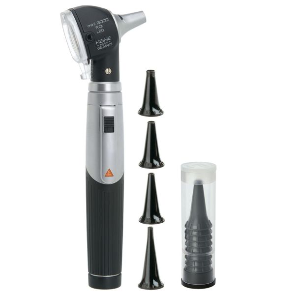 mini 3000 F.O. Otoskop 2,5 V LED, schwarz