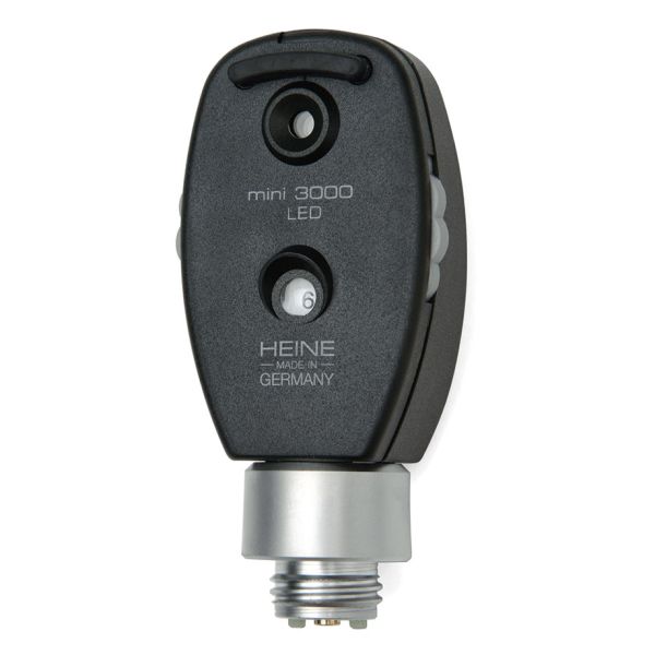 mini 3000 LED Ophthalmoskop-Kopf 2,5 V, schwarz