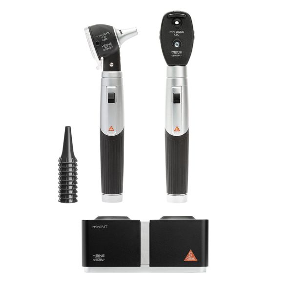 mini 3000 LED Diagnostik-Set schwarz mit 2 mini 3000 Ladegriffen und