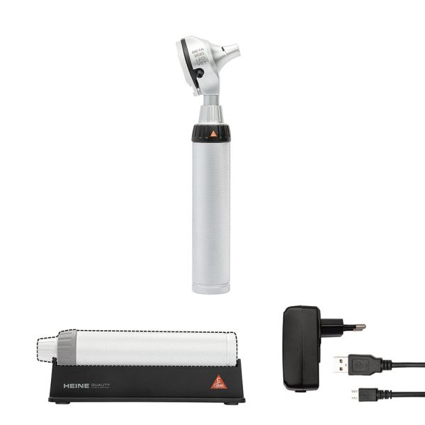 BETA 200 LED VET. F.O. Otoskop 3,5 V mit BETA4 USB Ladegriff