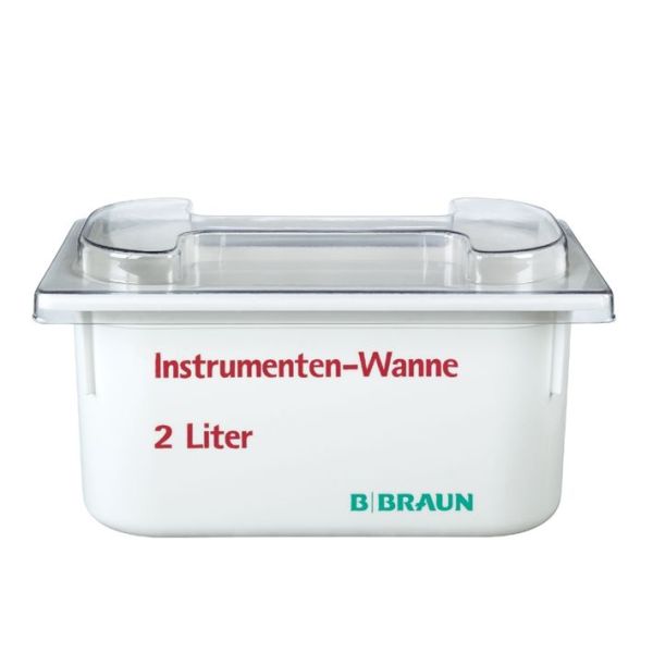 Helipur Instrumentenwanne 2 Ltr. mit Siebeinsatz und Deckel