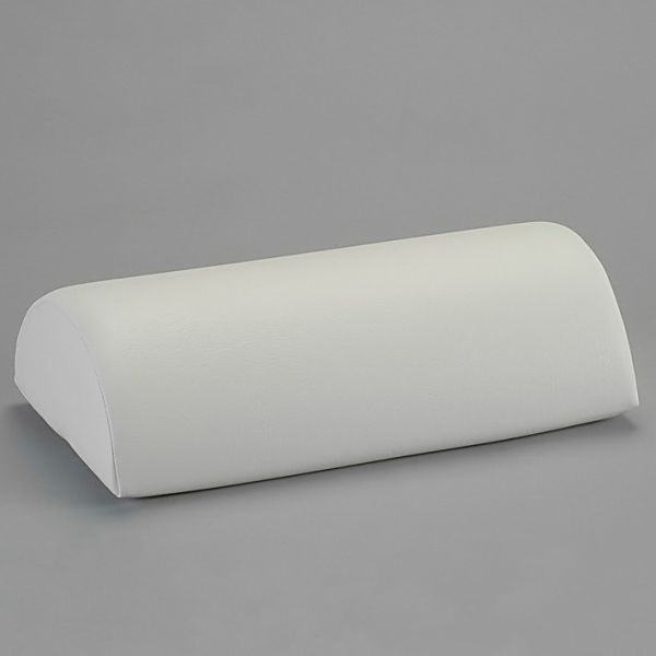 Halbrolle Ron, Gr. 1, 40 x 22 x 11 cm mit Kunstlederbezug weiß