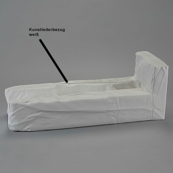 Kunstlederbezug zu den Franz Schienen, mit Reißverschluss