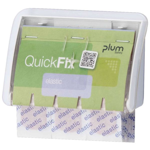 QuickFix UNO Pflasterspender transparent inkl. 45 Pflasterstrips elastic
