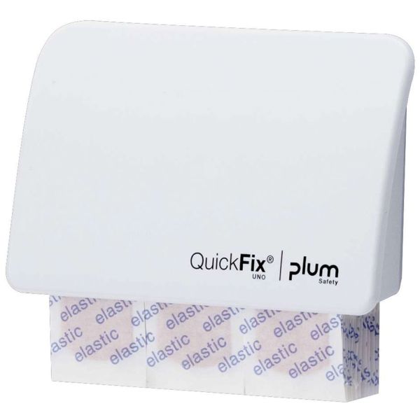 QuickFix UNO Pflasterspender weiß inkl. 45 Strips elastic