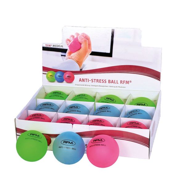 Anti-Stressbälle RFM im Display (12 Bälle)