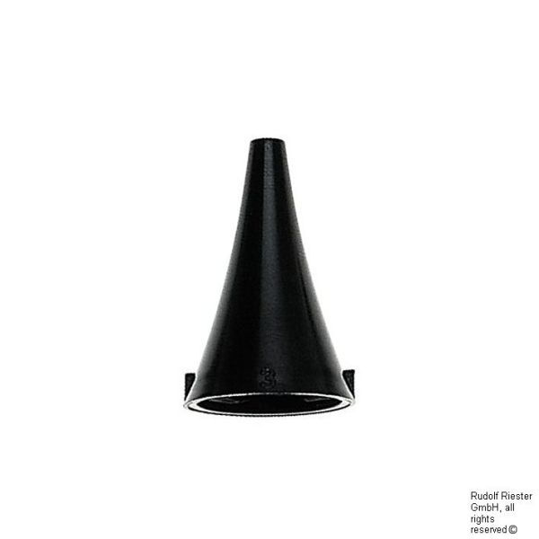 Ohrtrichter, wiederverwendbar, Ø 3 mm, schwarz