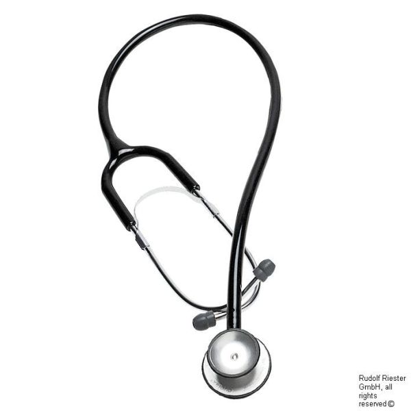 duplex Stethoskop schwarz, verchromt