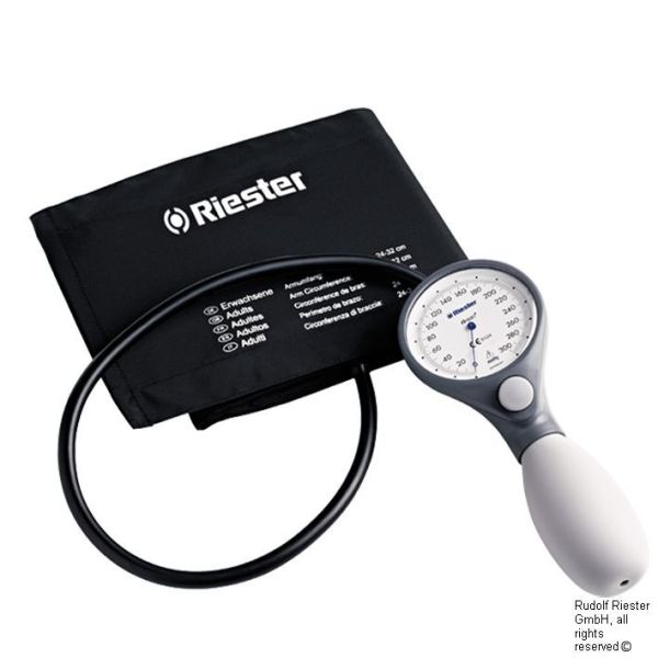 ri-san Blutdruckmessgerät Ø 64 mm, Kunststoff schiefergrau