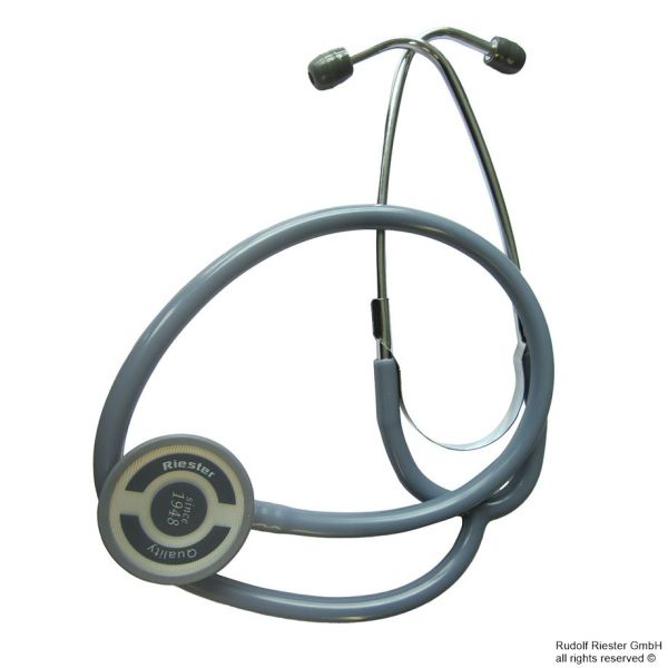 duplex Stethoskop blau, aus Aluminium