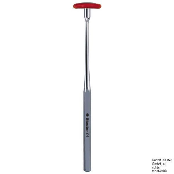 babinski Perkussionshammer 24 cm, Griff verchromt