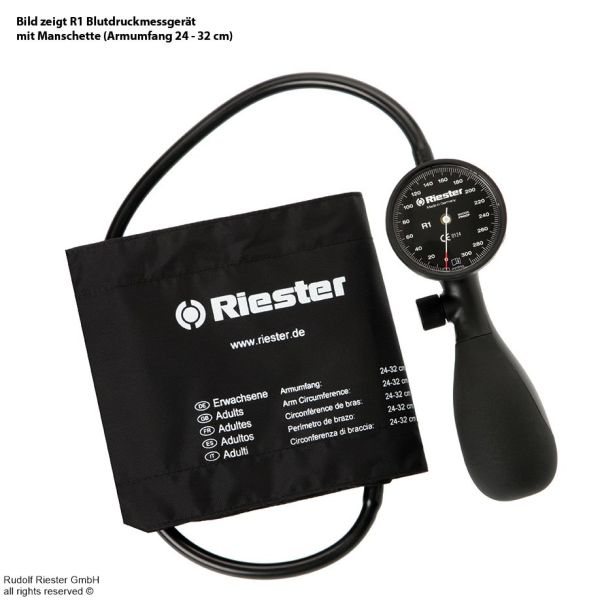 R1 shock-proof Blutdruckmessgerät Ø 52mm 1-Schlauch