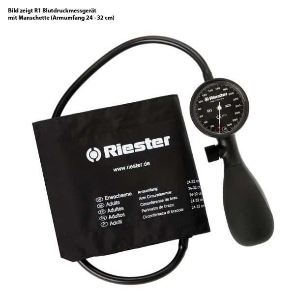 R1 shock-proof Blutdruckmessgerät Ø 52mm 1-Schlauch