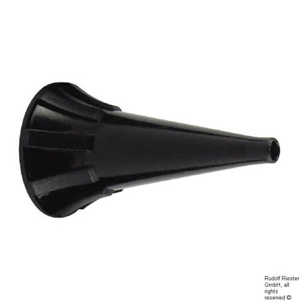 Einmal-Ohrtrichter, Ø 2,5 mm, schwarz, für e-scope (1000 Stck.)