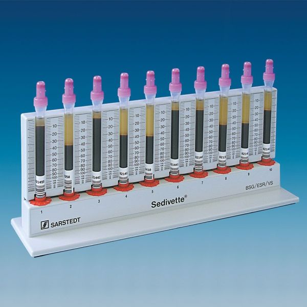 Senkungs-Ständer mit Graduierung für 10 S-Sedivetten