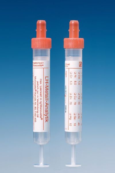 S-Monovetten 7,5 ml, 92 x 15 mm, Lithium-Heparin flüssig steril (50Stck.)