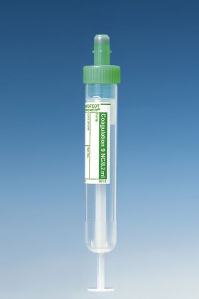 S-Monovetten 8,2 ml, 92 x 15 mm, Citrat 3