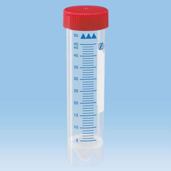 PP-Schraubröhrchen 50 ml, 115 x 28 mm Spitzboden