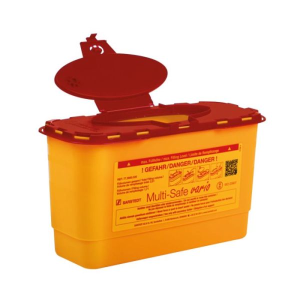 Kanülenabwurfbehälter 2,0 Ltr. Multi-Safe vario 2000