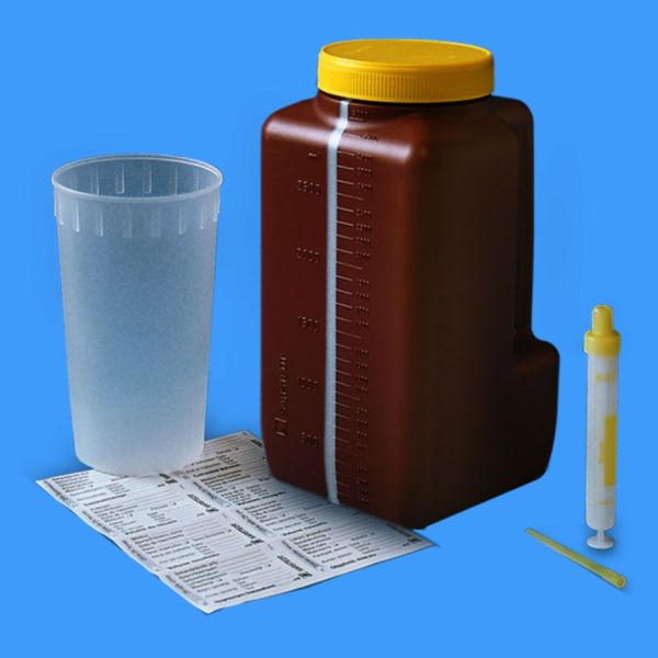 UriSet 24 NFT - Komplett-Set für 24-Stunden-Urinsammlung