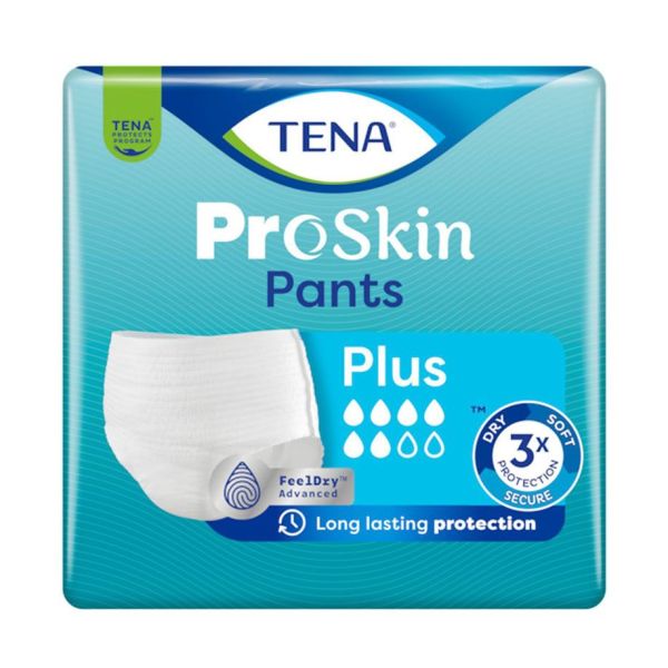 TENA ProSkin Pants Plus M Einweghosen blau (4 x 14 Stck.)