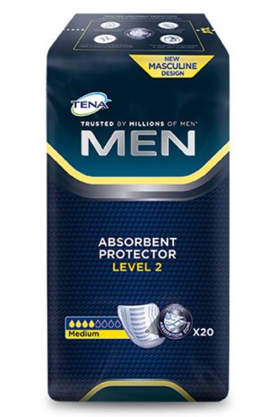 TENA Men Active Fit Level 2, Inkontinenzeinlagen (6 x 20 Stck.)
