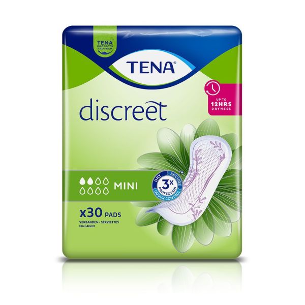 TENA Lady Discreet Mini, Inkontinenzeinlagen (6 x 30 Stck.)