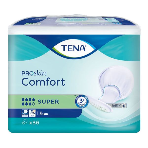 TENA Comfort Super grün, Inkontinenzeinlagen (2 x 36 Stck.)